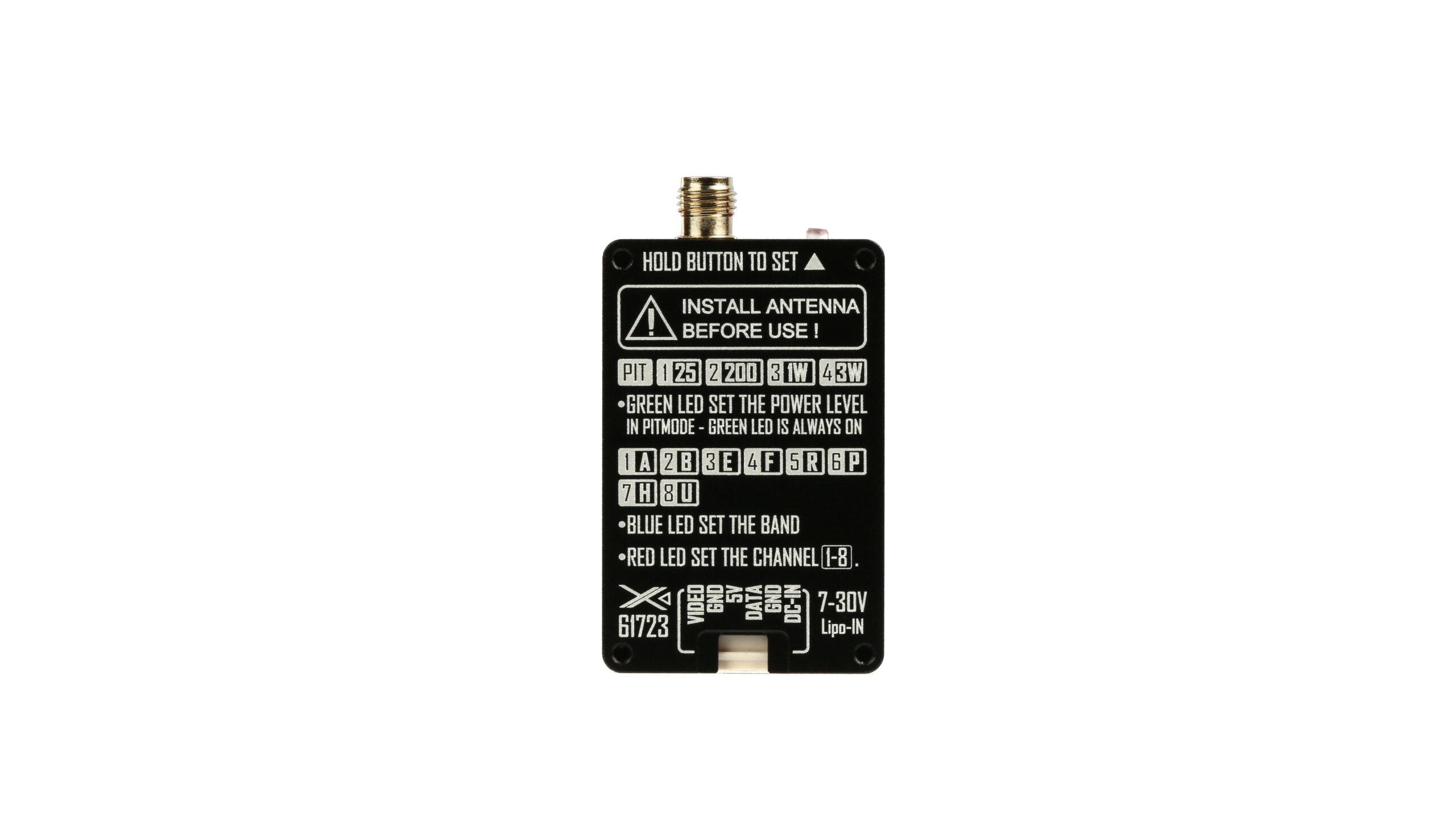 Rushfpv RUSH 6.1-7.2G 3W VTX Kit new